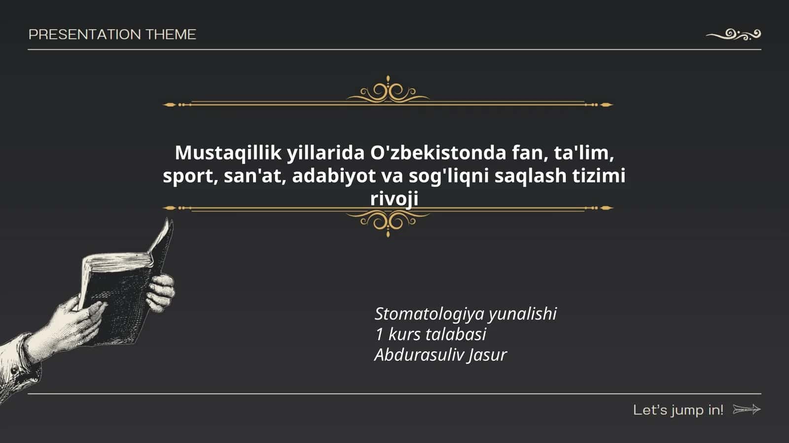 Stomatologiya yunalishi 1