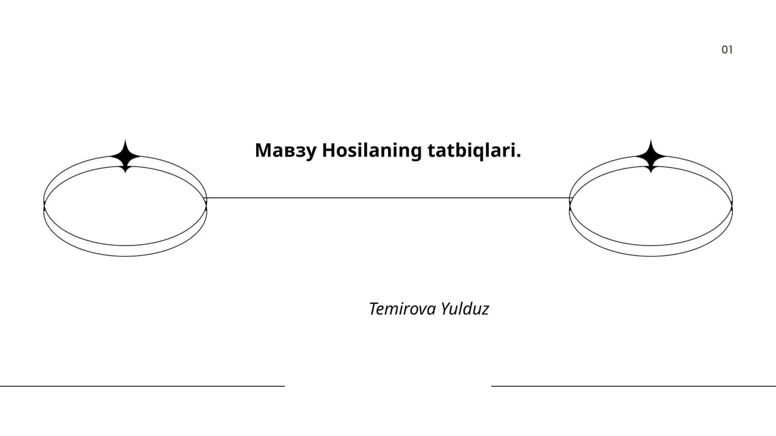 Hosilaning tatbiqlari 1