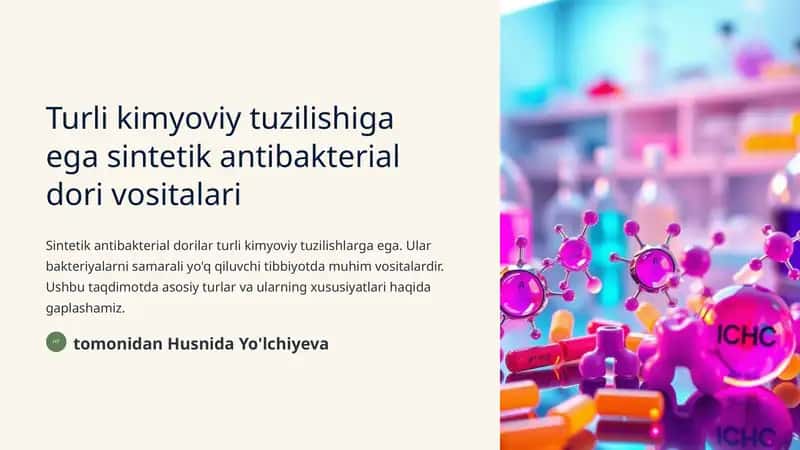 Sulfanilamidlar: tuzilishi va ta'sir mexanizmi 1