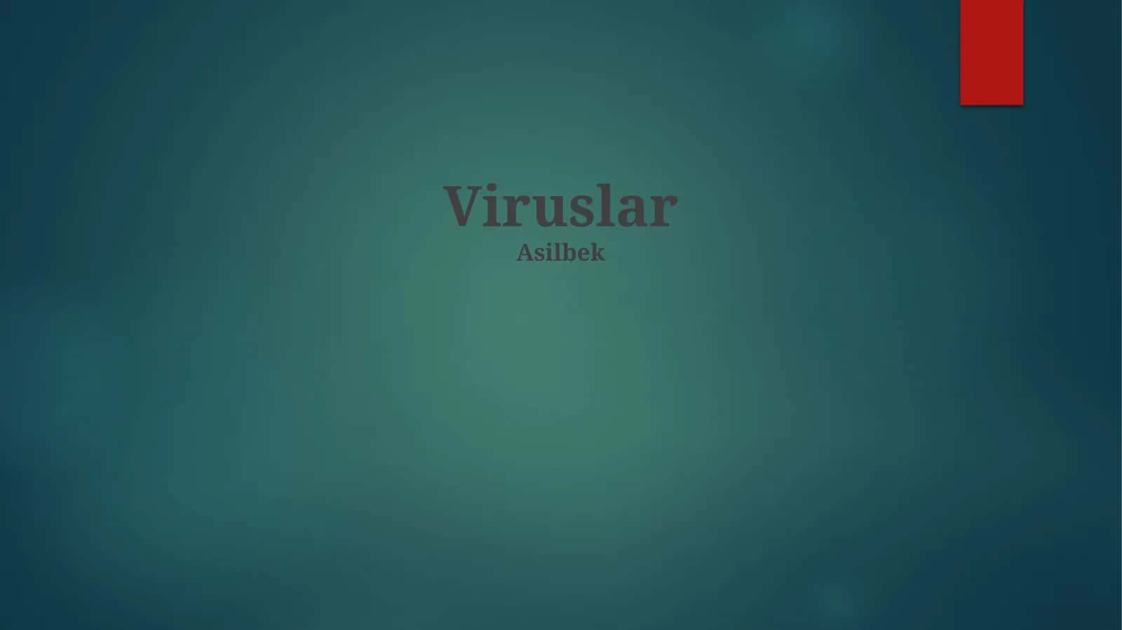 Viruslar 1
