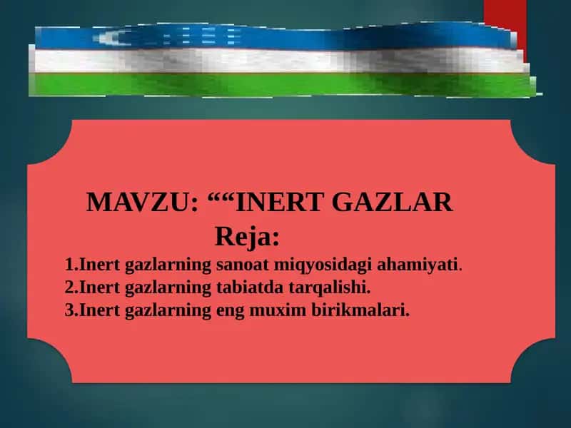INERT GAZLAR 1