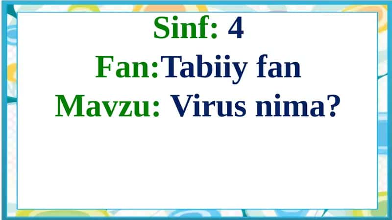 Virusnima? 1