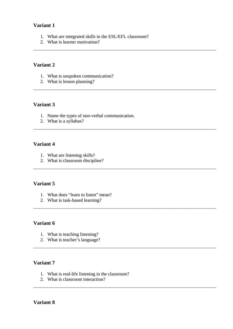 PPP TEFL Teaching Methodology 1