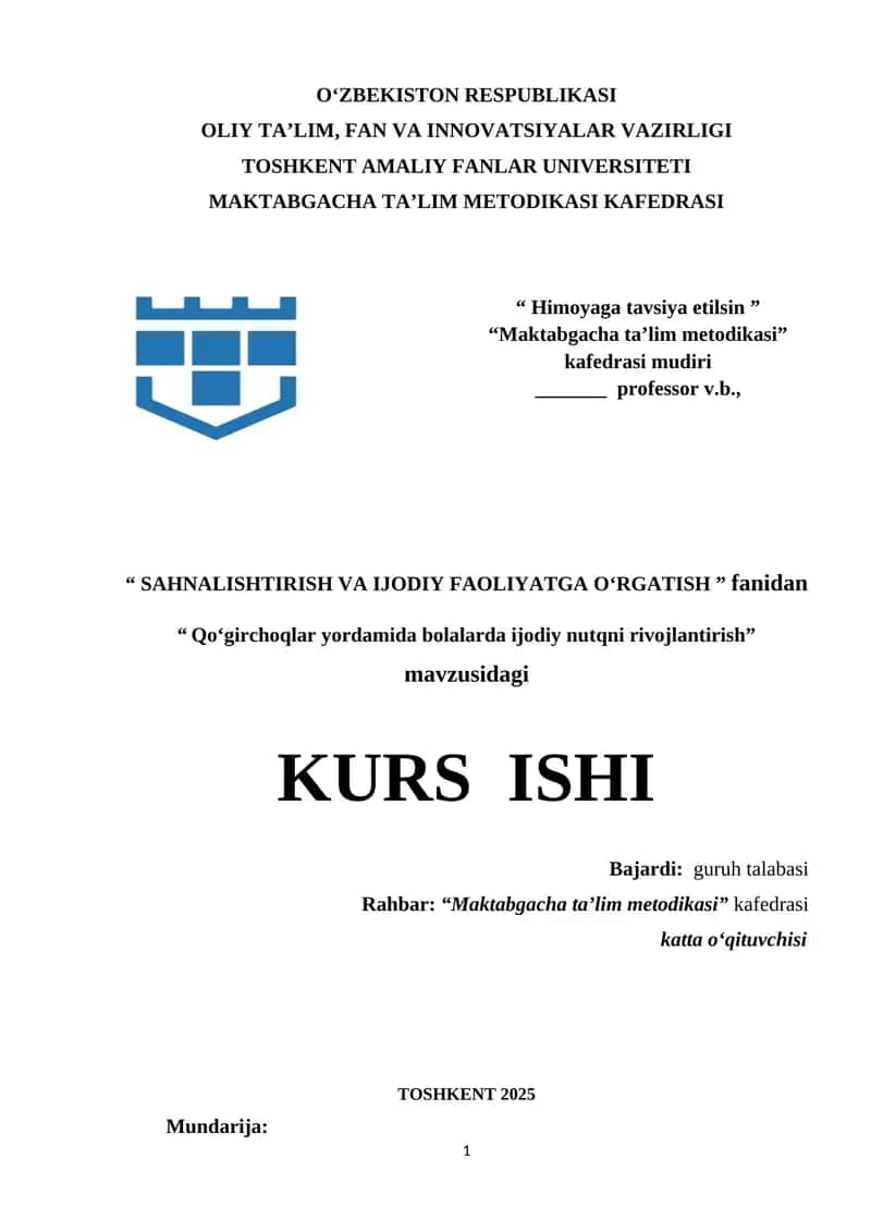 Qoʻgirchoqlar yordamida bolalarda ijodiy nutqni rivojlantirish 1
