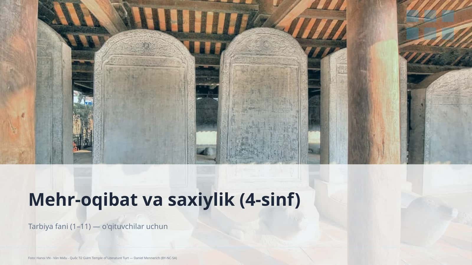 Mehr-oqibat va saxiylik (4-sinf) 1