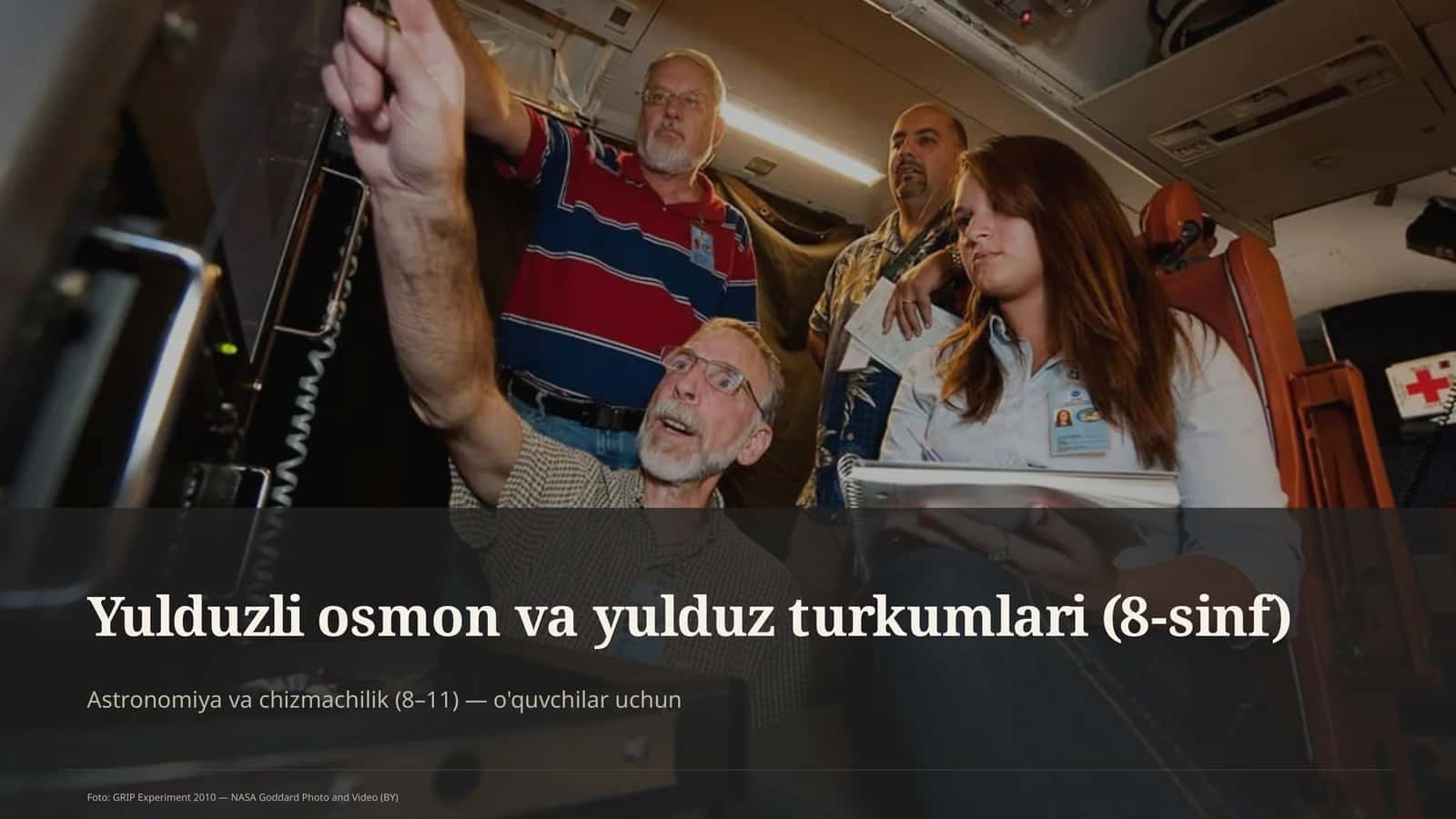 Yulduzli osmon va yulduz turkumlari (8-sinf) 1