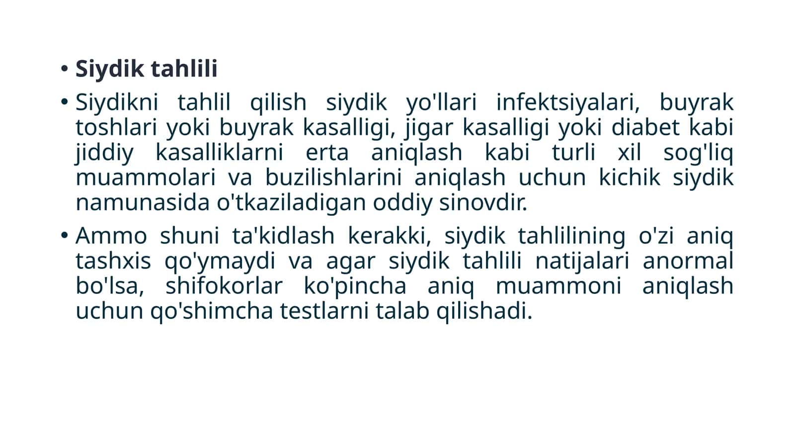 Siydik tahlili 1