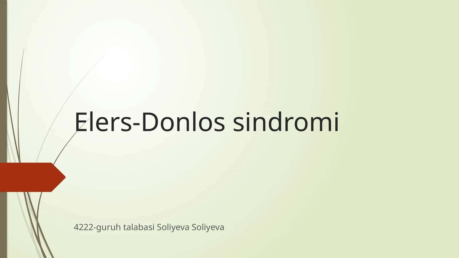 Ehlers-Danlossindromi 1