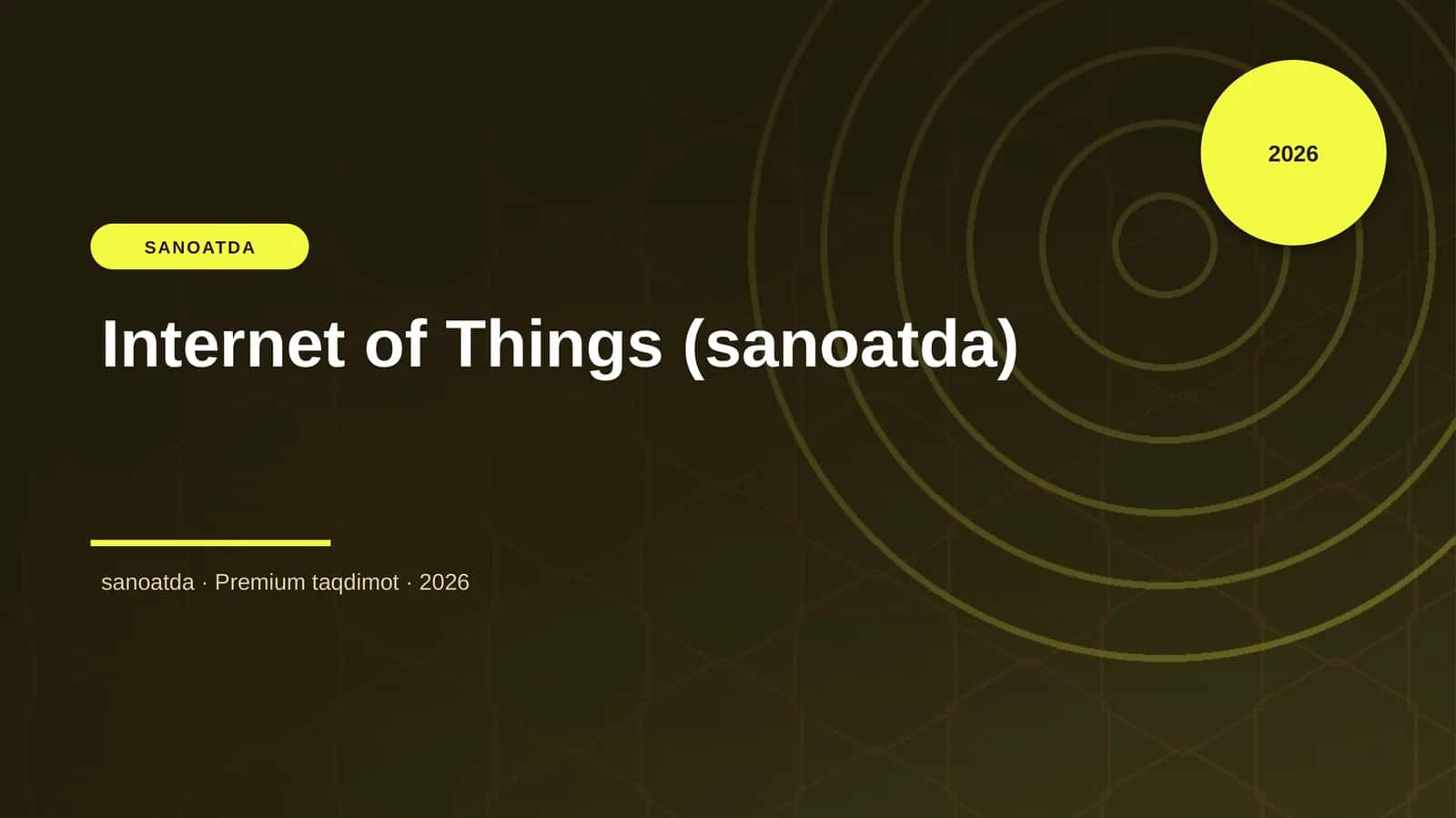 Internet of Things (sanoatda) 1