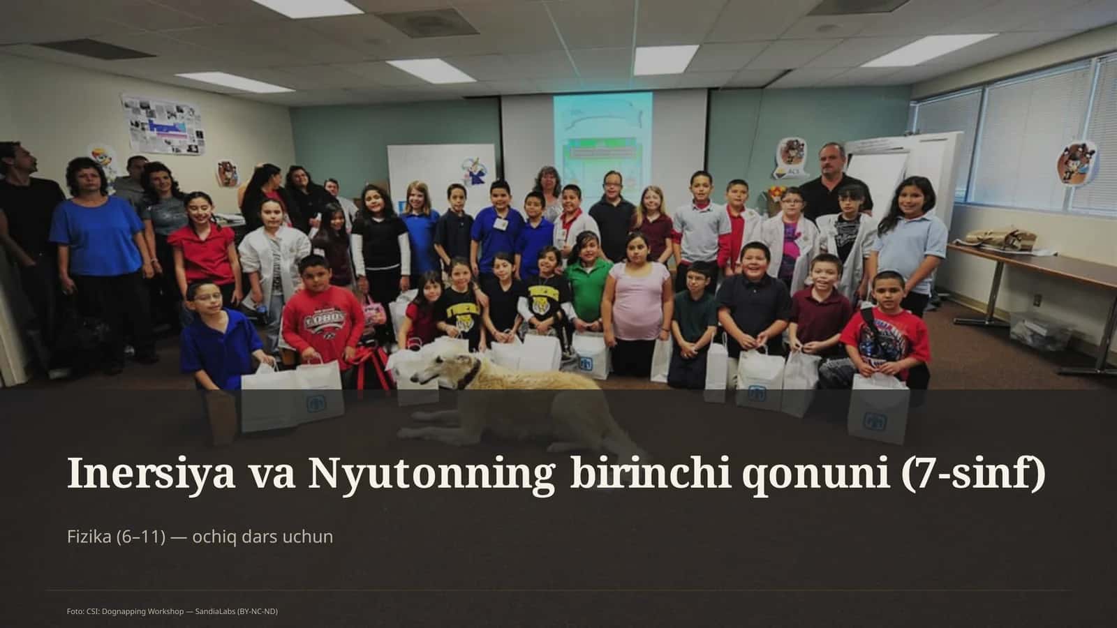 Inersiya va Nyutonning birinchi qonuni (7-sinf) 1
