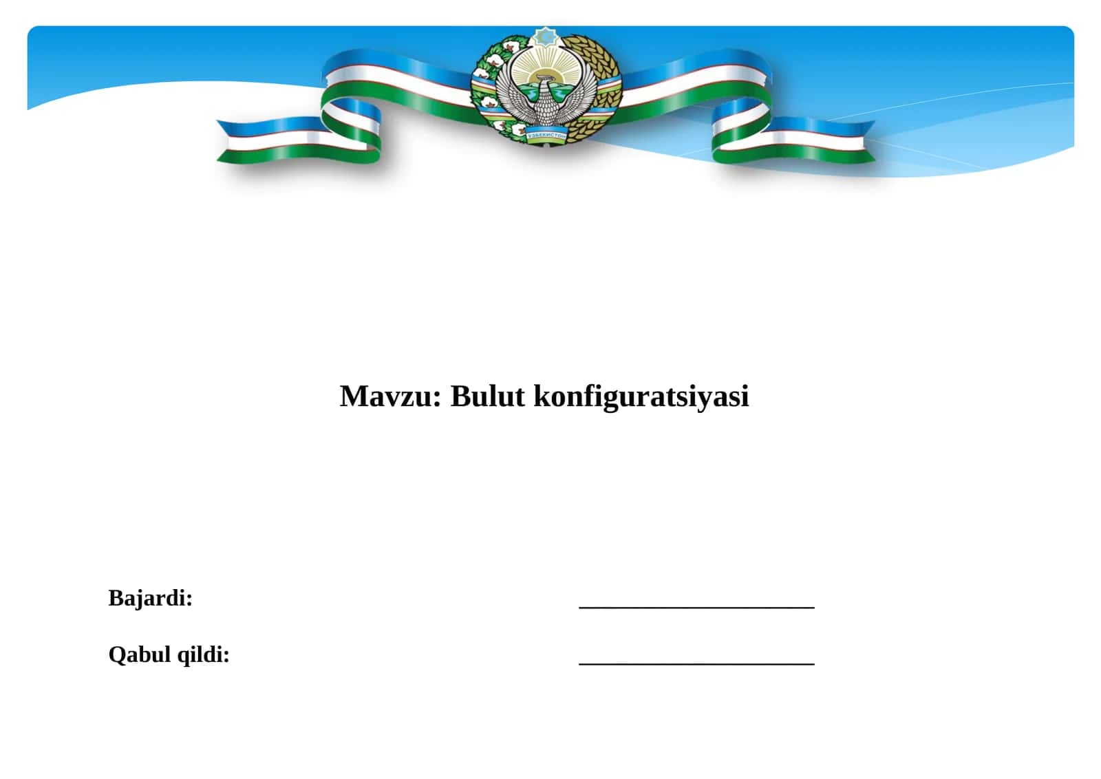 Bulutkonfiguratsiyasi 1