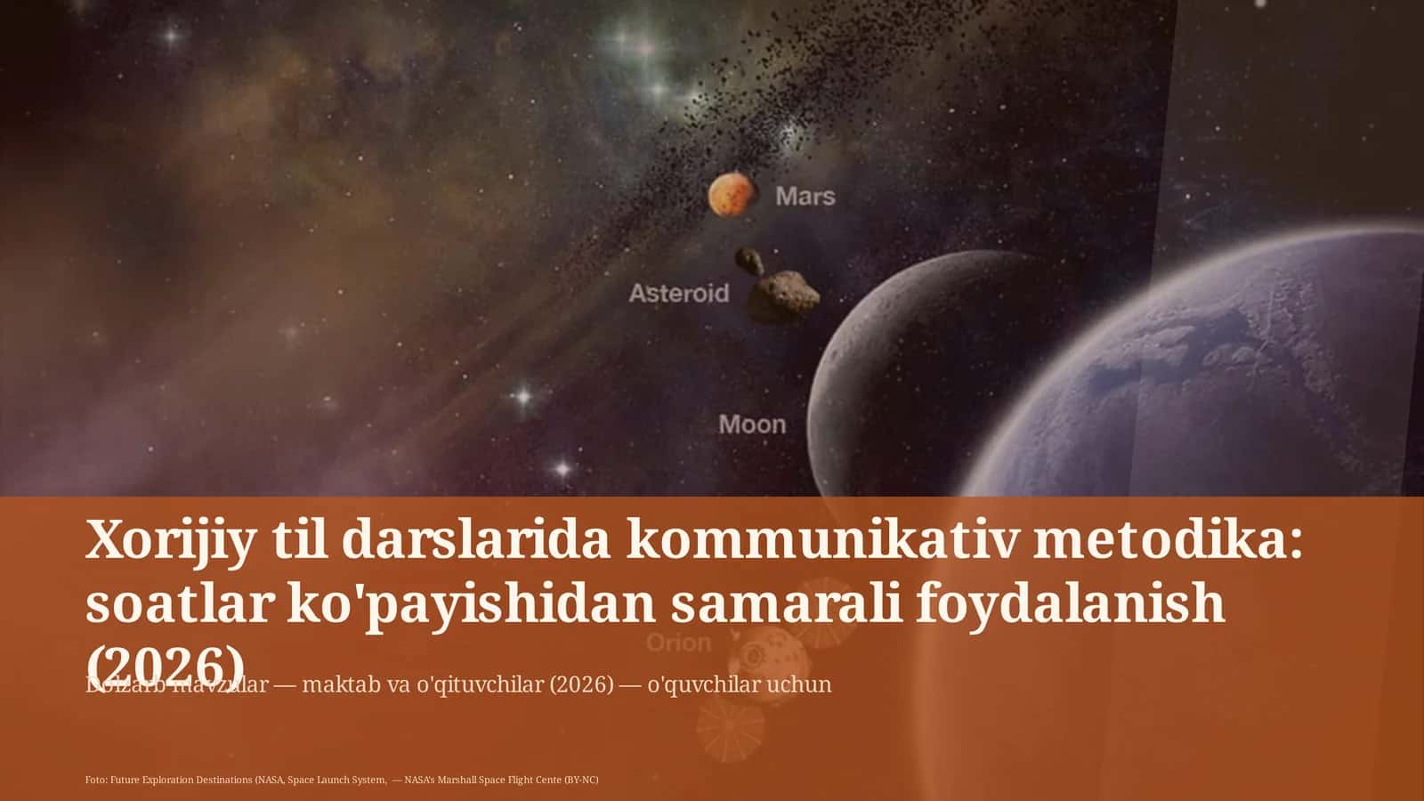 Xorijiy til darslarida kommunikativ metodika: soatlar ko'payishidan samarali foydalanish (2026) 1
