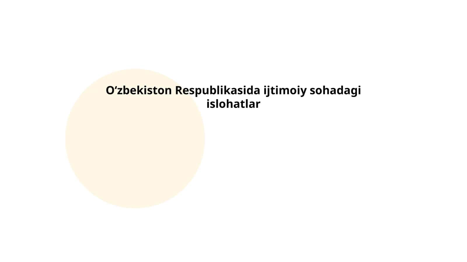 Ta'lim tizimining islohoti 1