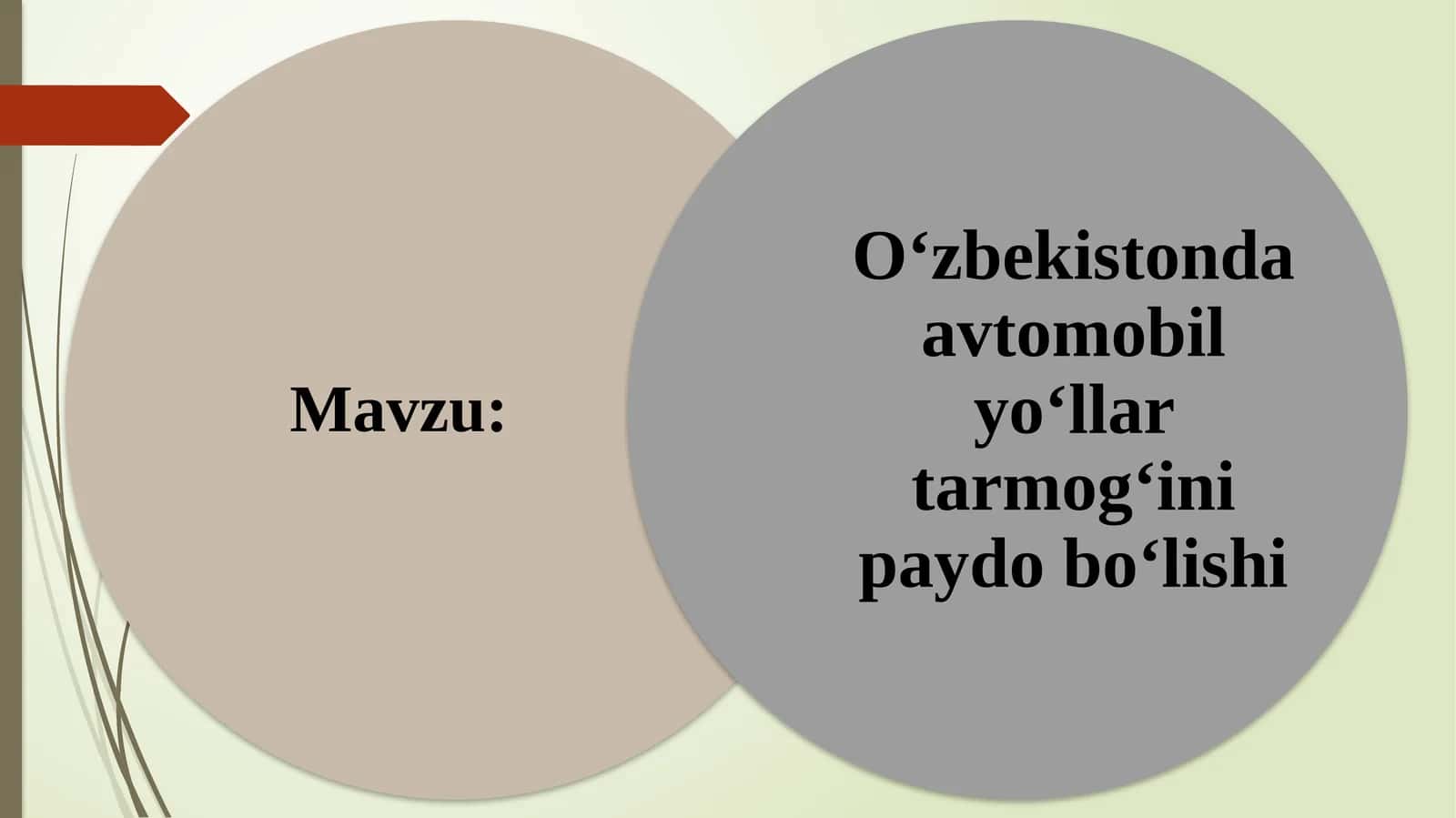 O‘zbekistonda avtomobil yo‘llar tarmog‘ini paydo bo‘lishi 1