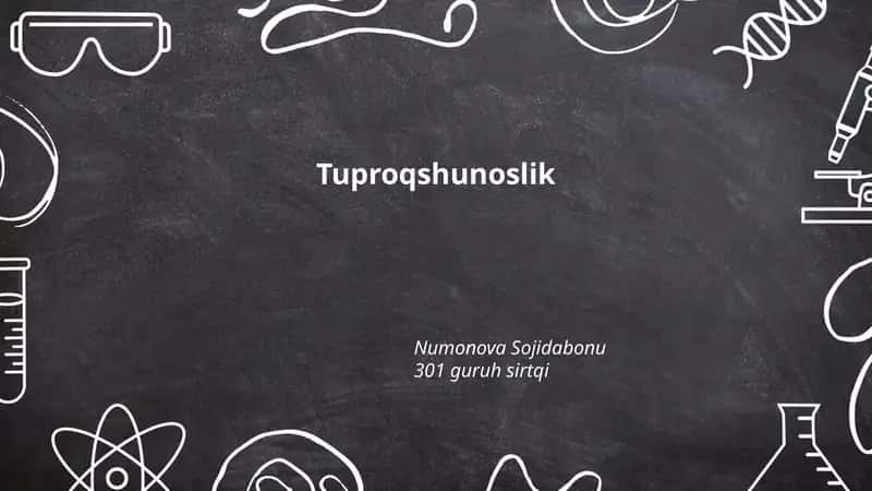 Tuproqshunoslik 1