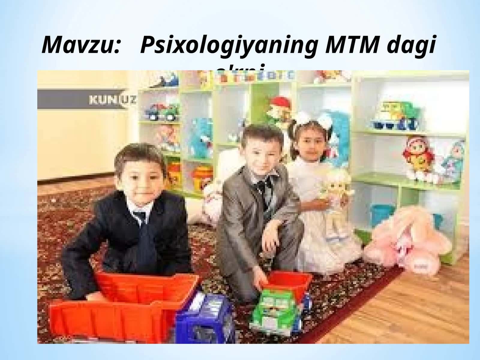 Psixologiyaning MTM dagi o'rni 1