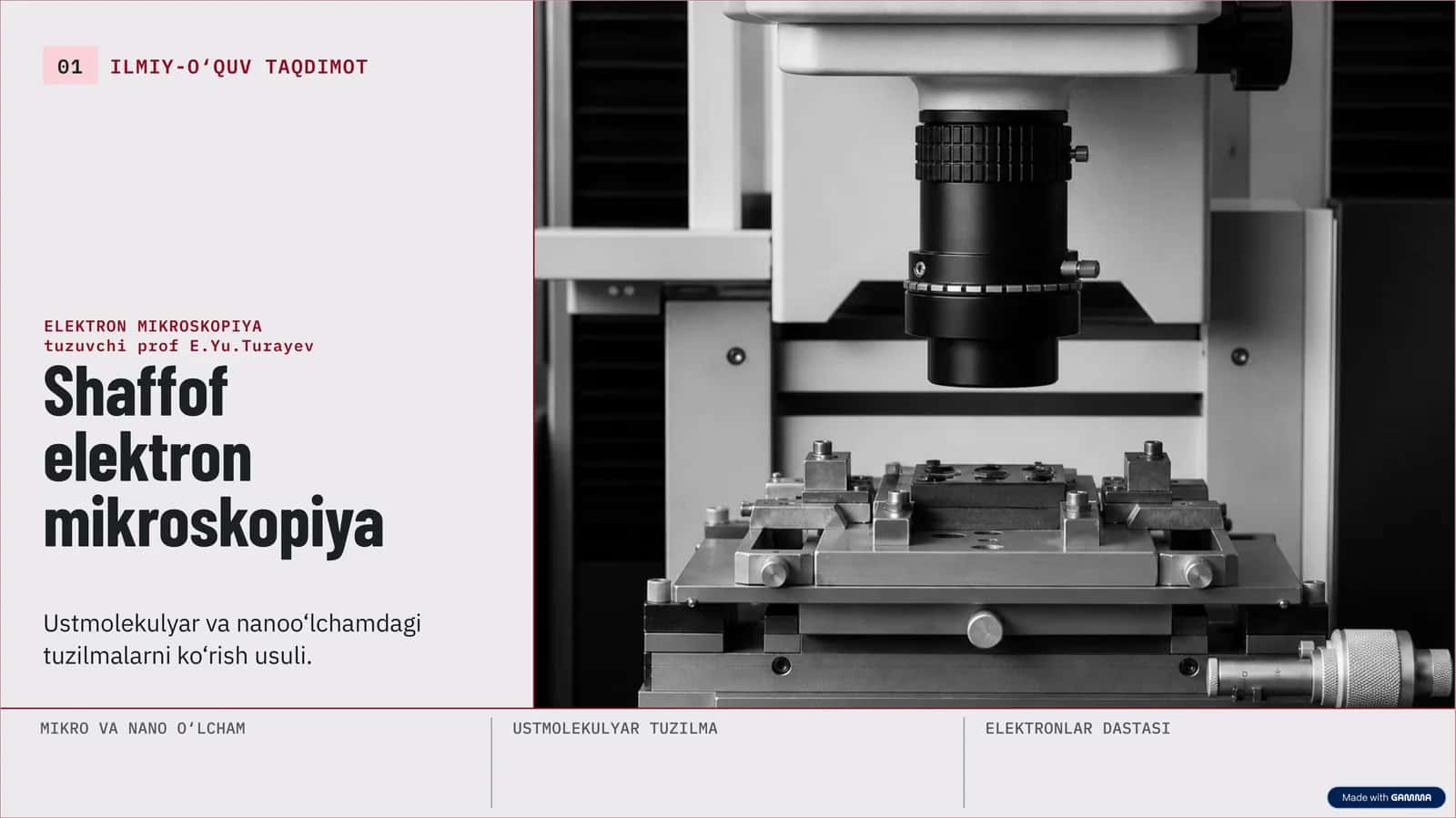 ELEKTRON MIKROSKOPIYA 1