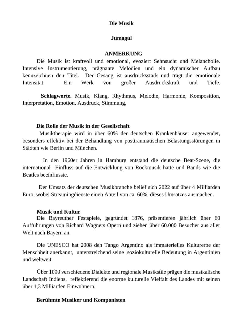 Die Musik 1