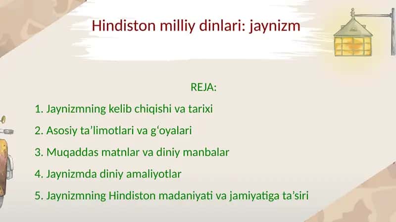 Hindiston milliy dinlari: Jaynizm 1