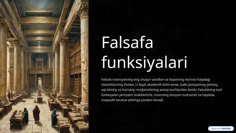 Falsafa funksiyalari 1