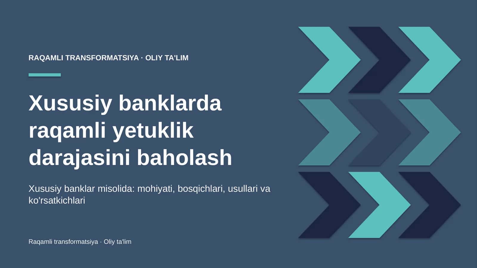 xususiy banklarda raqamli yetuklik darajasini baholash 2872 1