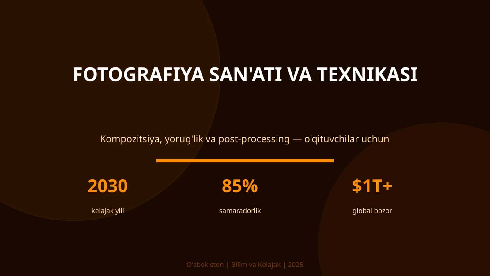 Fotografiya SAN'ATI VA TEXNIKASI 1
