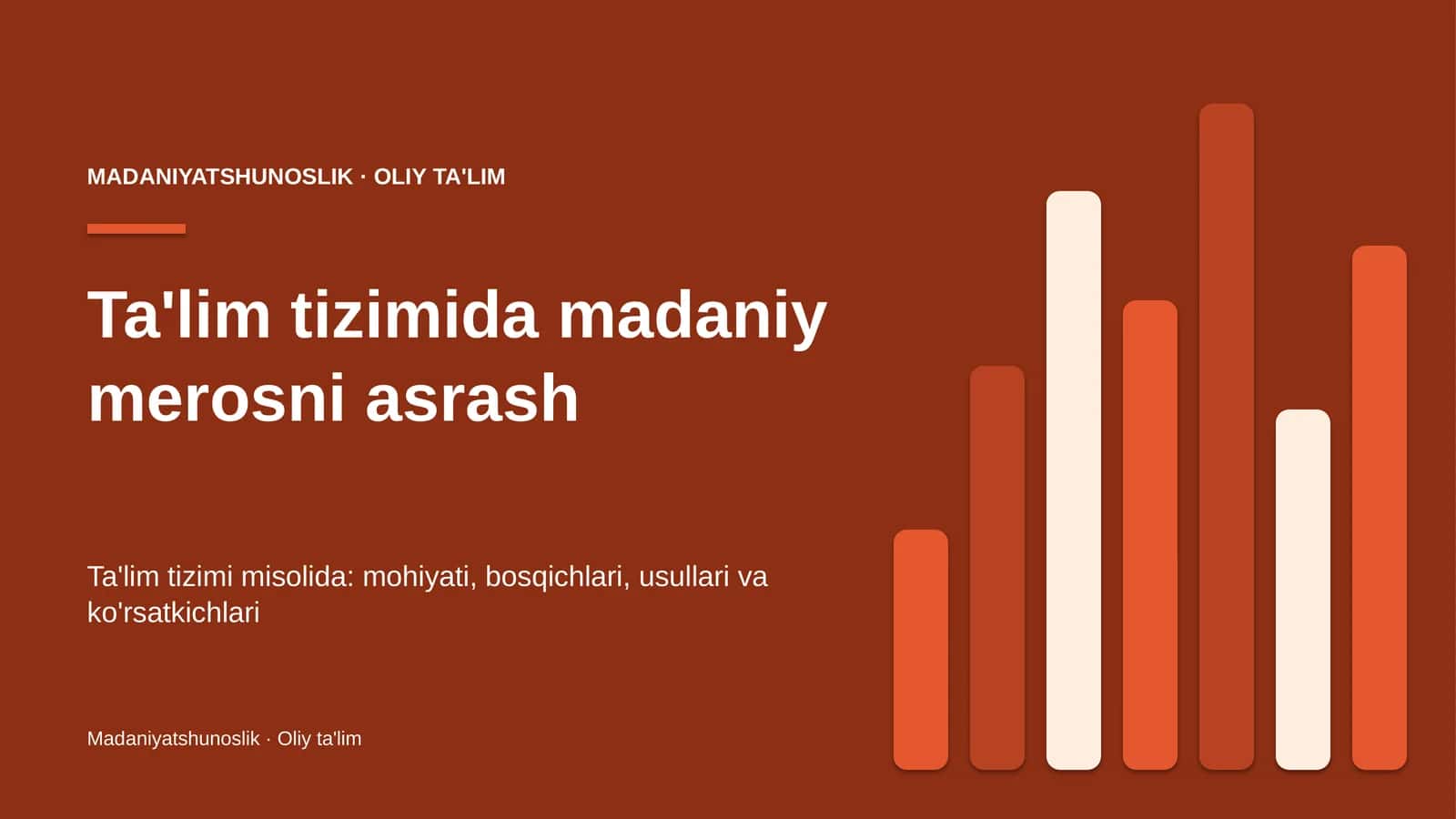 Ta'lim tizimida madaniy merosni asrash 1