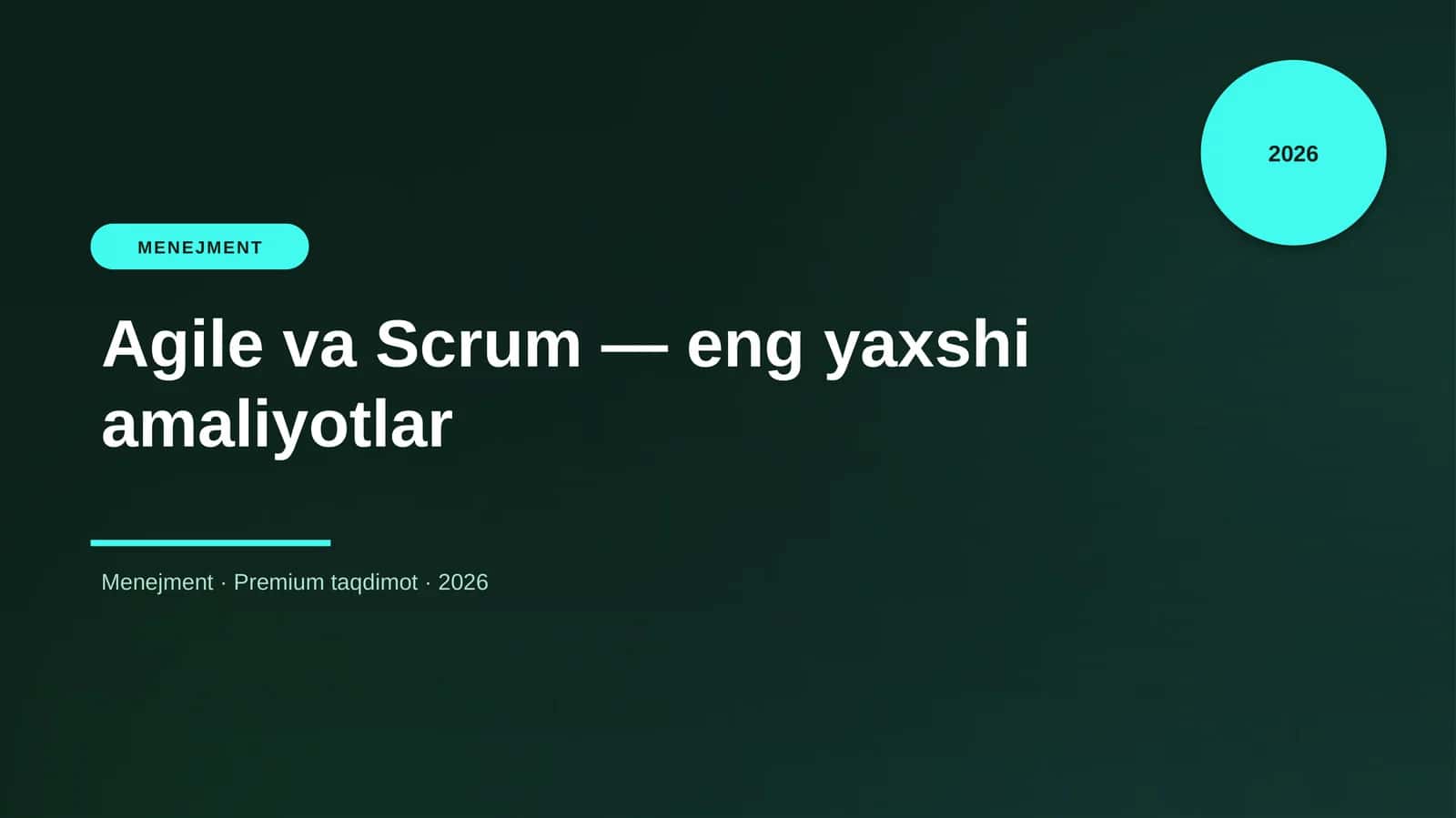 Agile va Scrum — eng yaxshi amaliyotlar 1