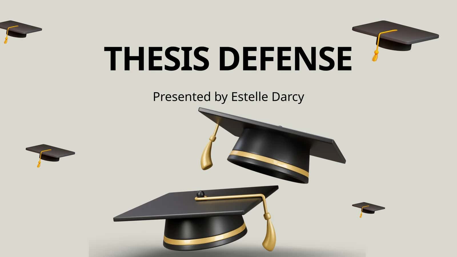 THESIS DEFENSE 1