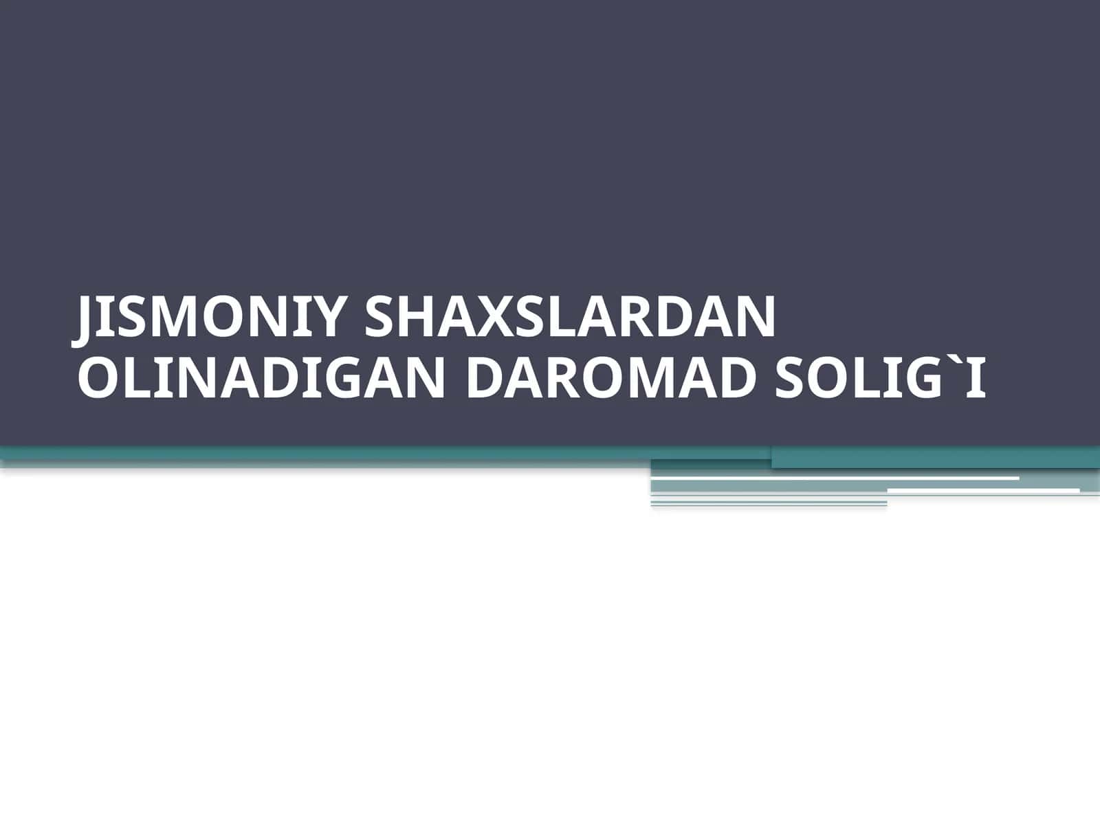 SOLIQ TO`LOVCHILAR 1