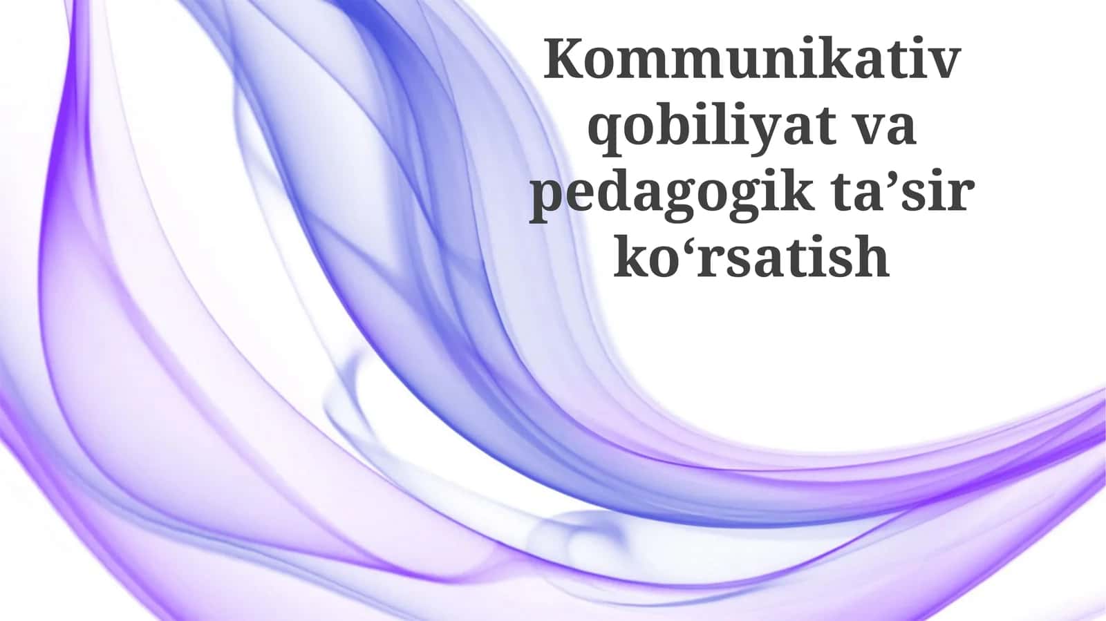 Ta'limdagi Muloqotning Kuchi 1