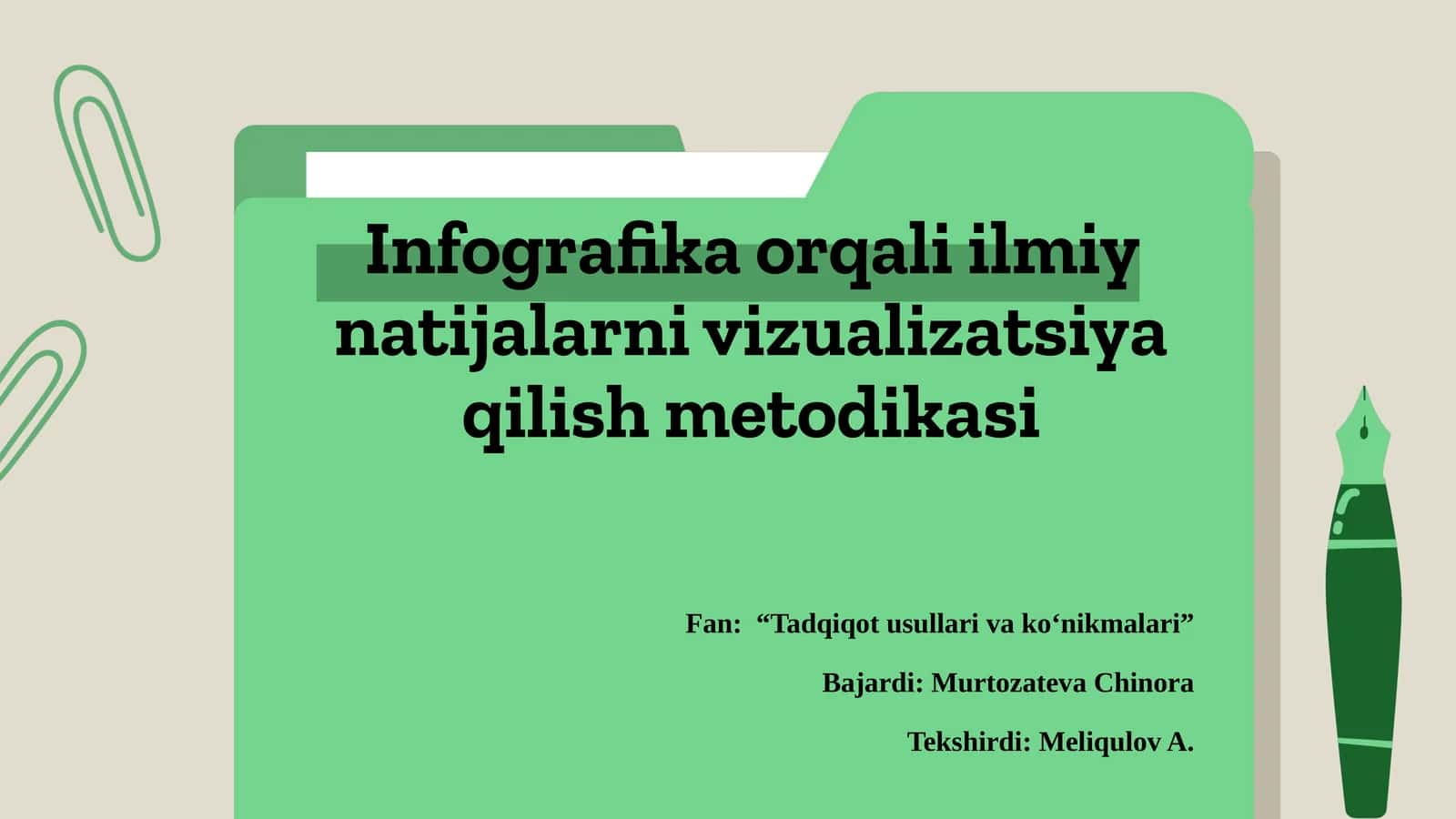 Infografika orqali ilmiy natijalarni vizualizatsiya qilish metodikasi 1