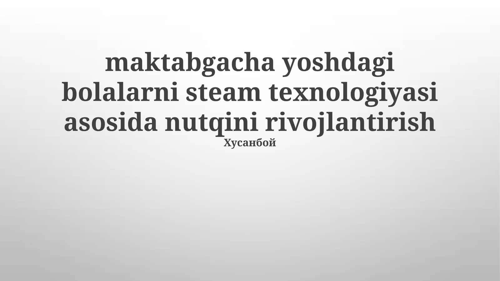 Interaktiv texnologiya yordamida hikoya aytish 1