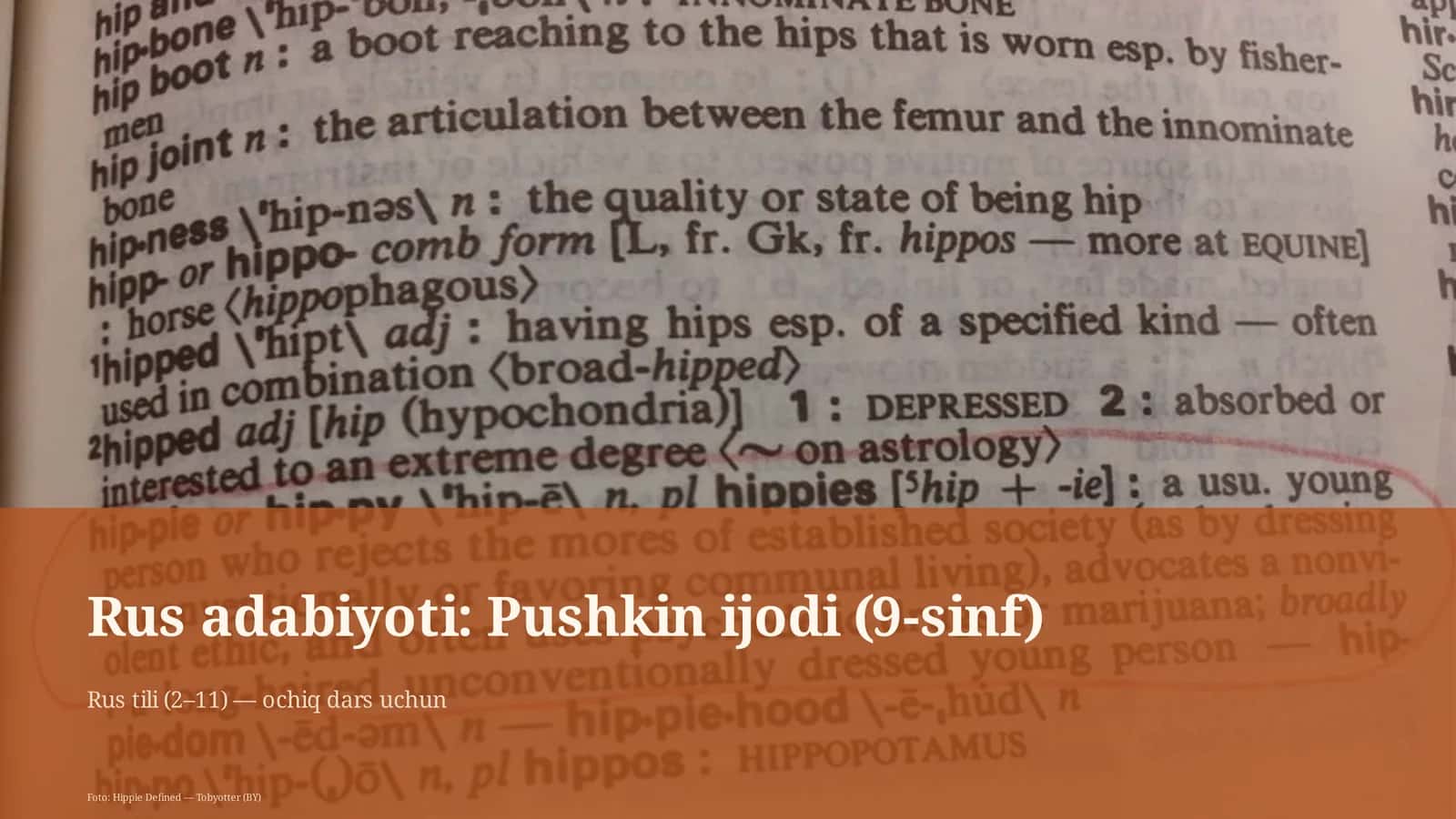 Rus adabiyoti: Pushkin ijodi (9-sinf) 1