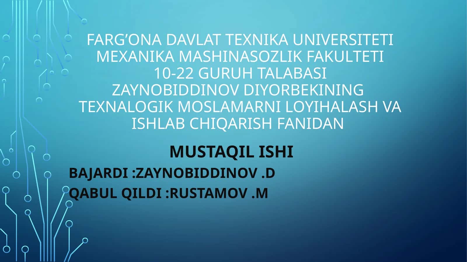 Frezalash dastgohlarini bo'luvchiplari 1