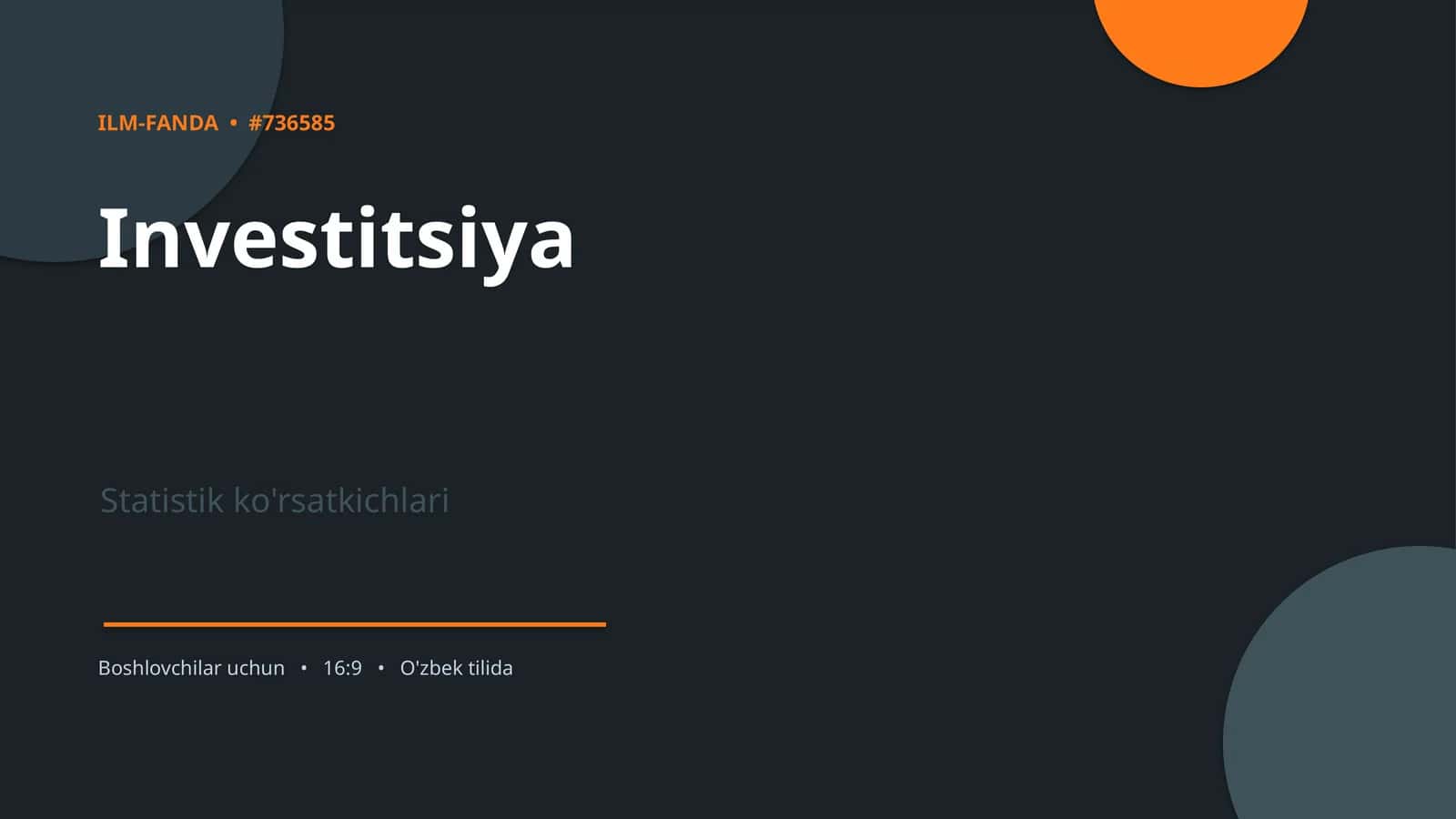 Investitsiya 1