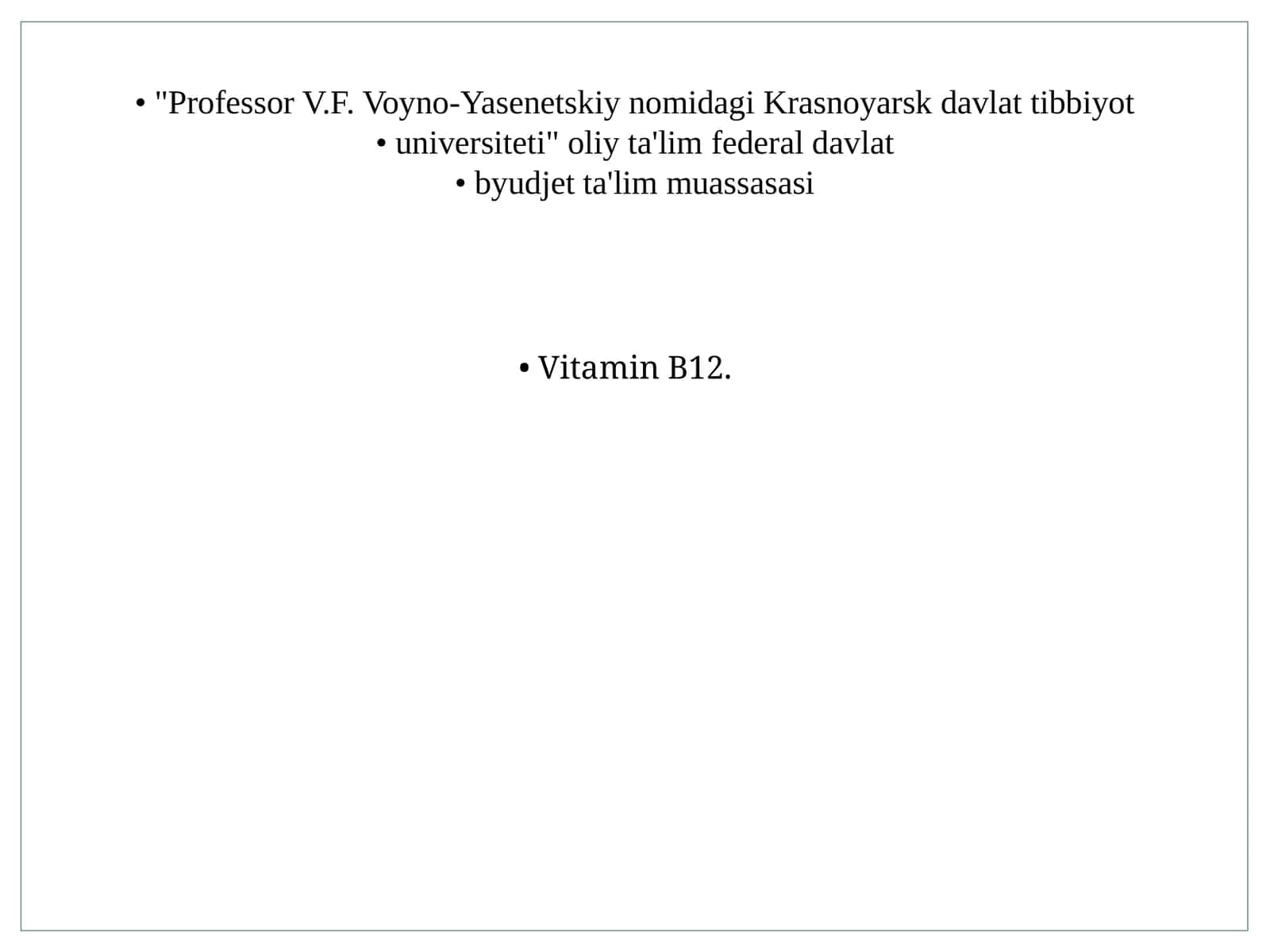 Biologiya - Vitamin B12 1