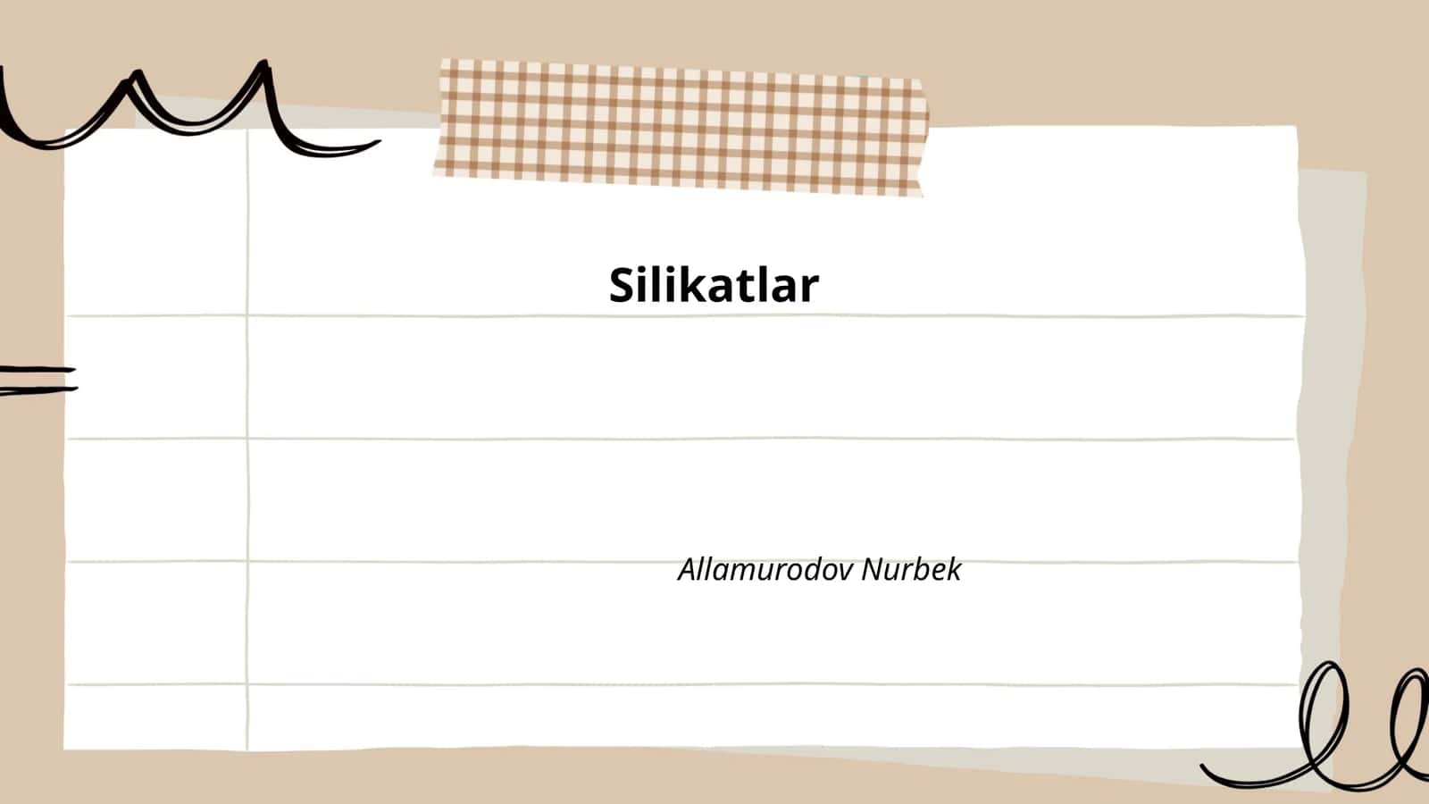 Silikatlar 1