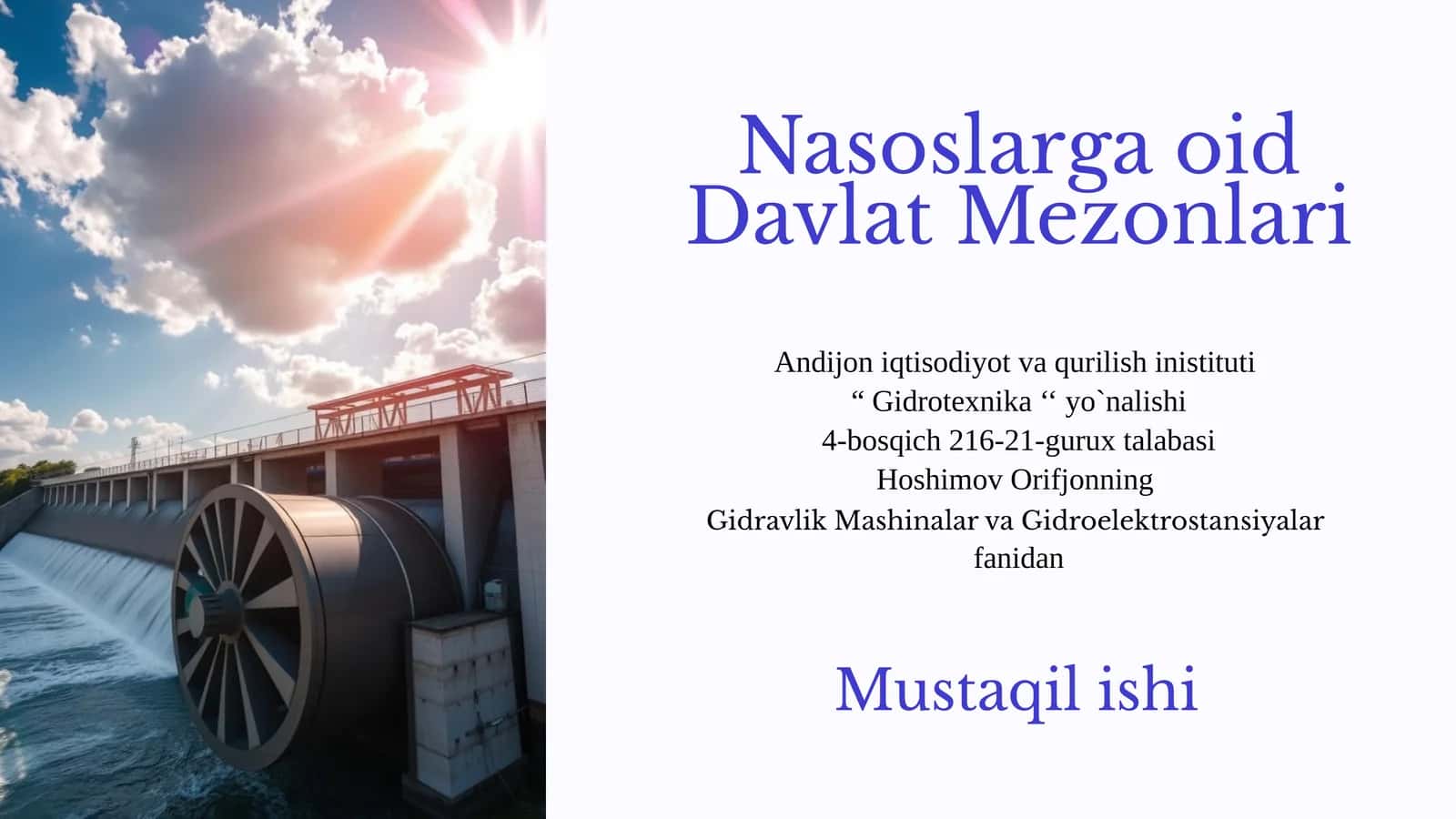 Nasoslargaoid Davlat Mezonlari 1
