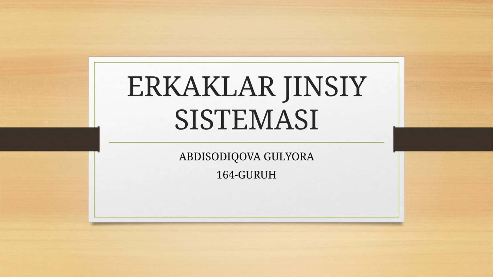 erkaklar jinsiy sistemasi 1