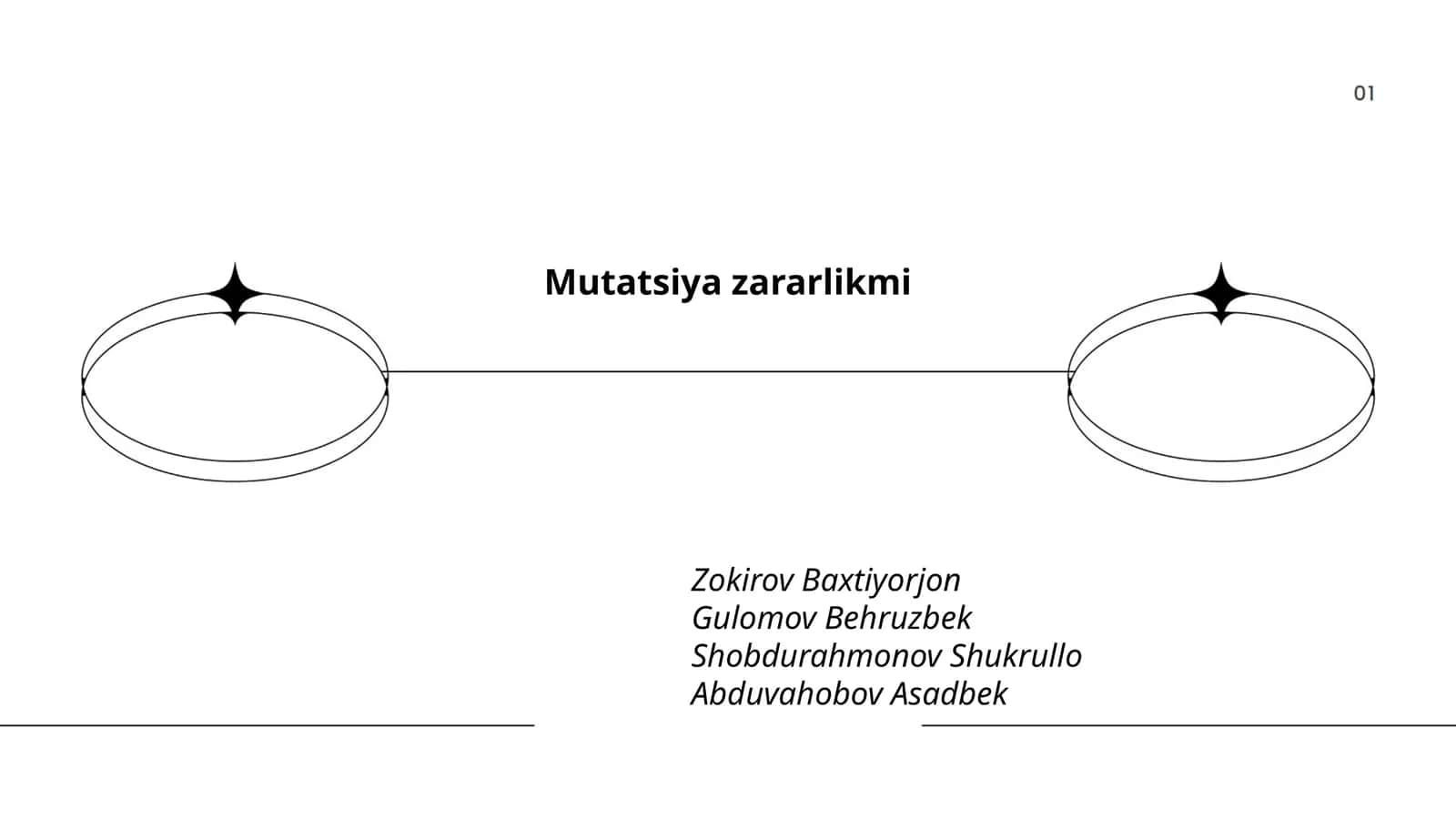 Mutatsiya zararlikmi 1