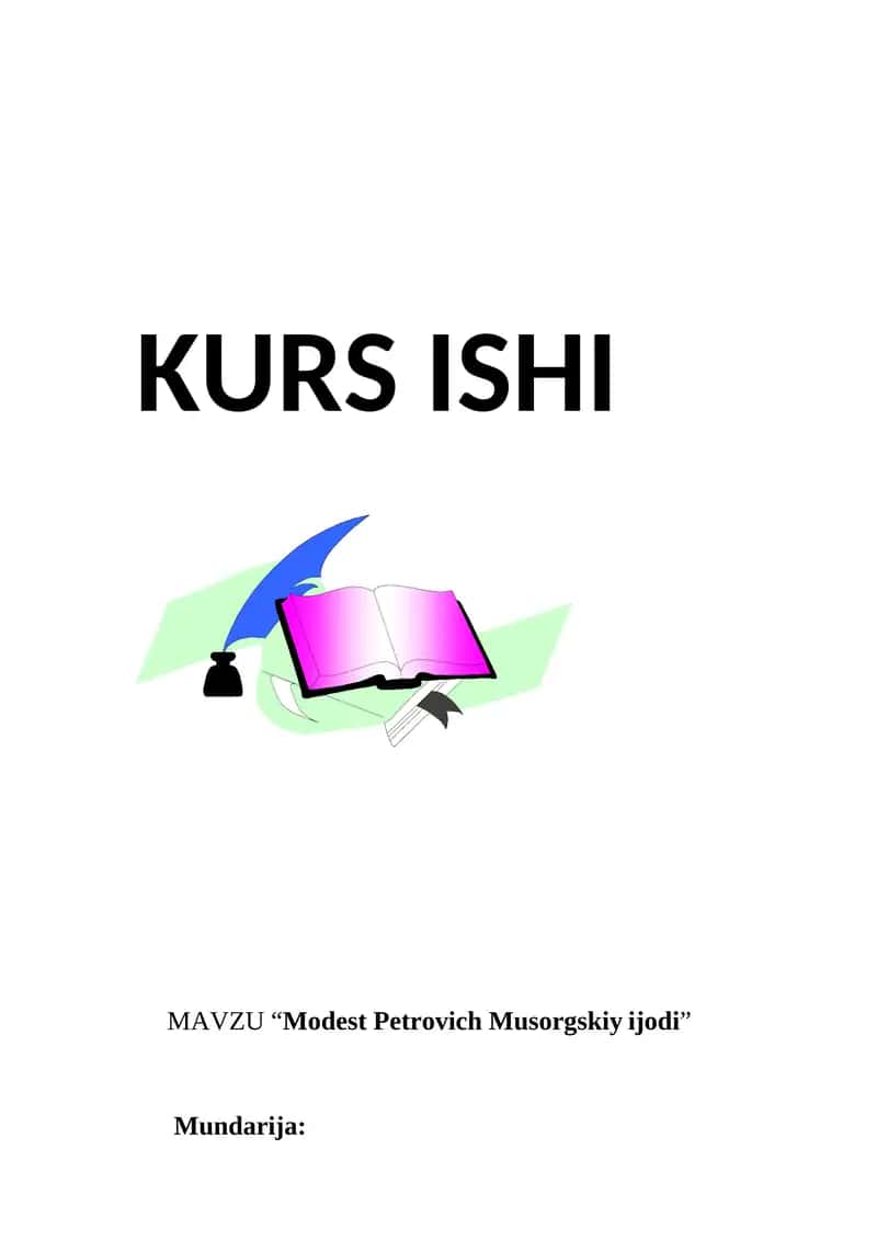 Modest Petrovich Musorgskiy ijodi 1
