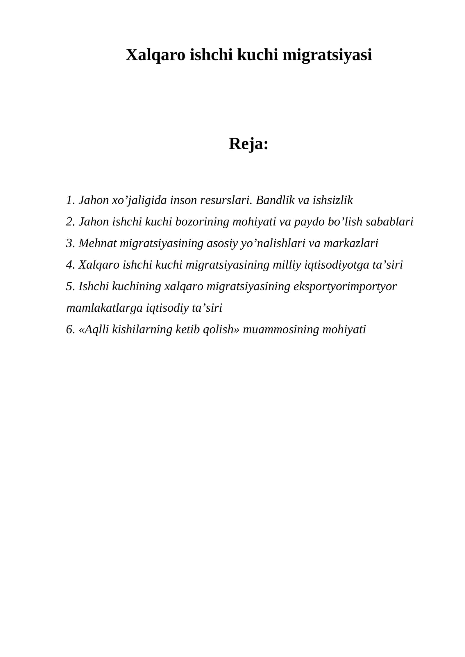 Хalqaro ishchi kuchi migratsiyasi 1