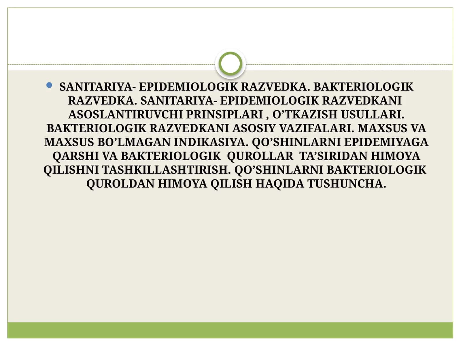Sanitariya-epidemiologik razvedka 1