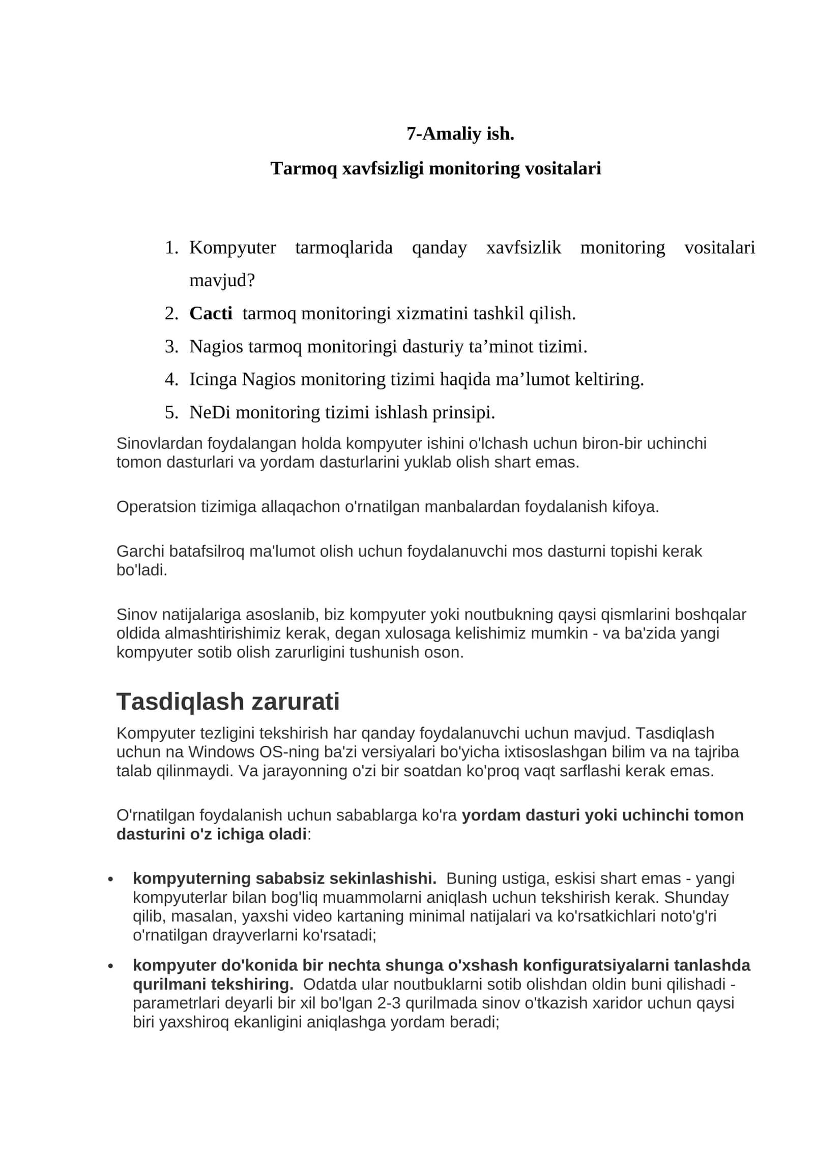 Tarmoq xavfsizligi monitoring vositalari 1