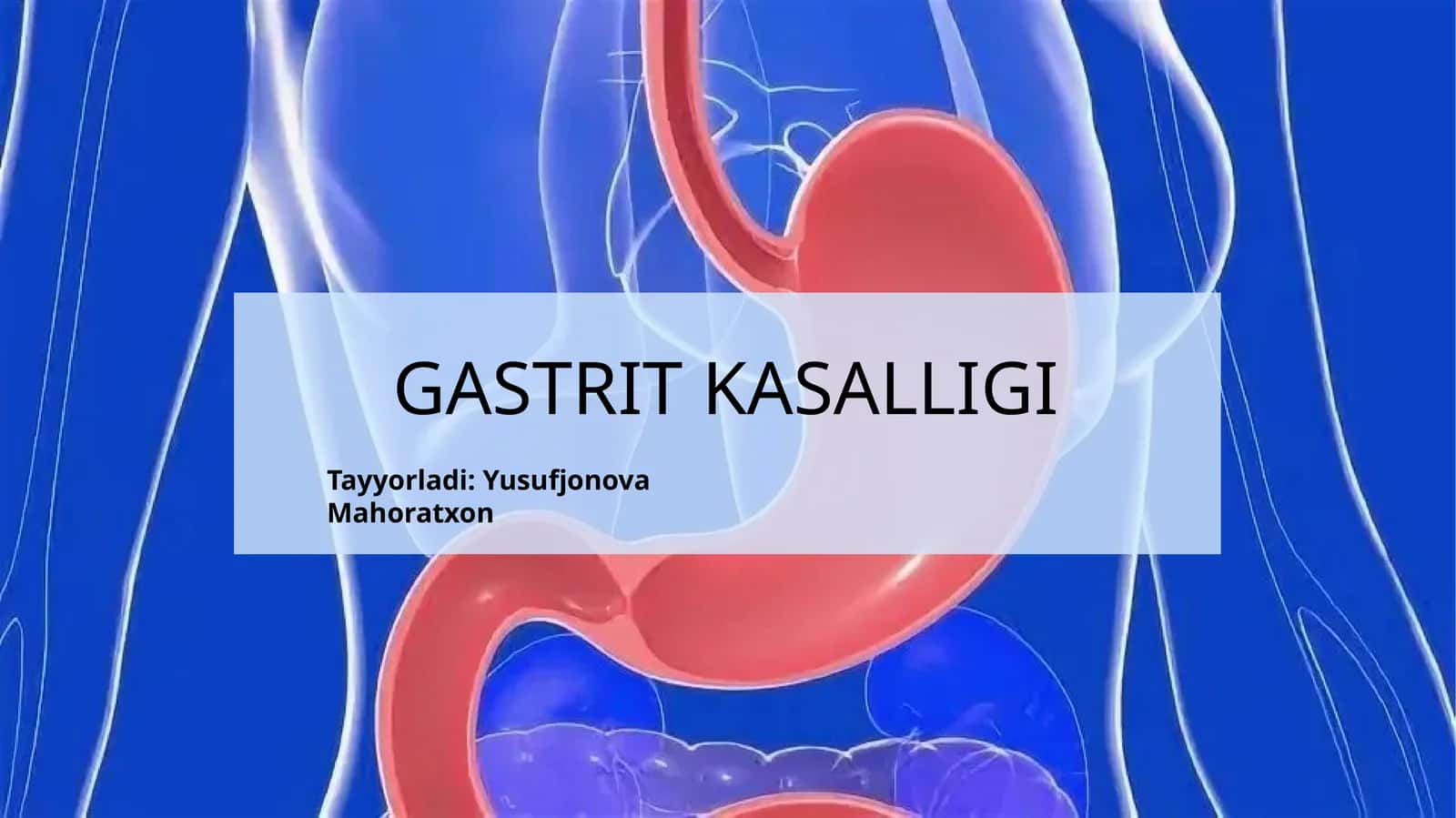 GASTRIT KASALLIGI 1
