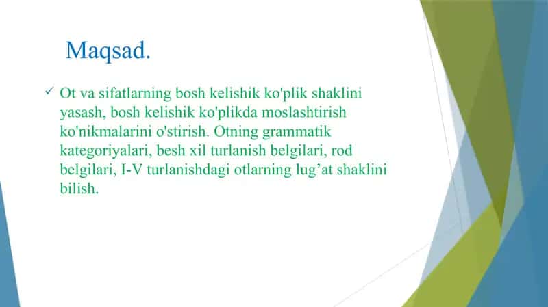 Otlarning III turlanishi 1