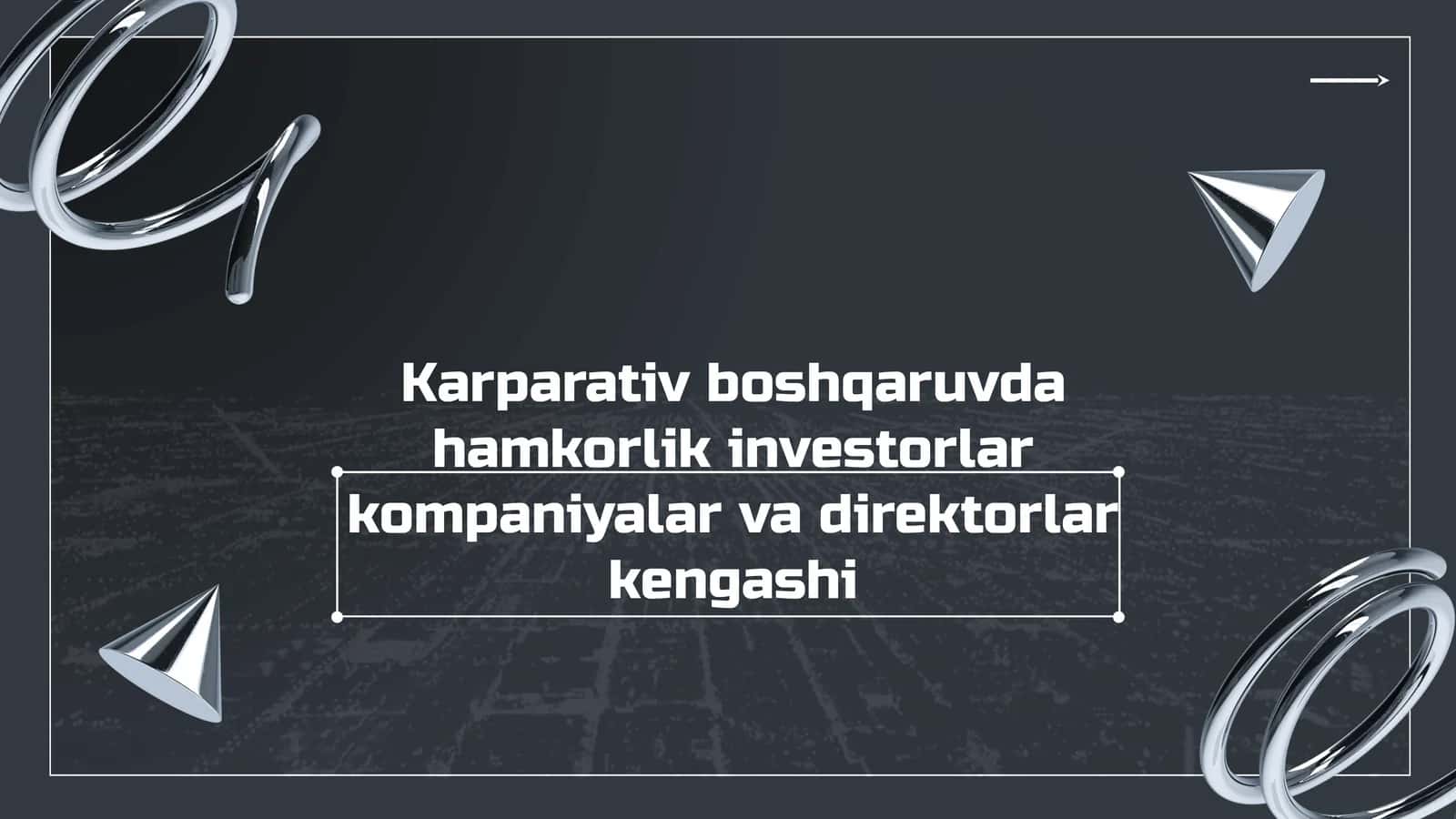 Hamkorlikning asosiy prinsiplari 1