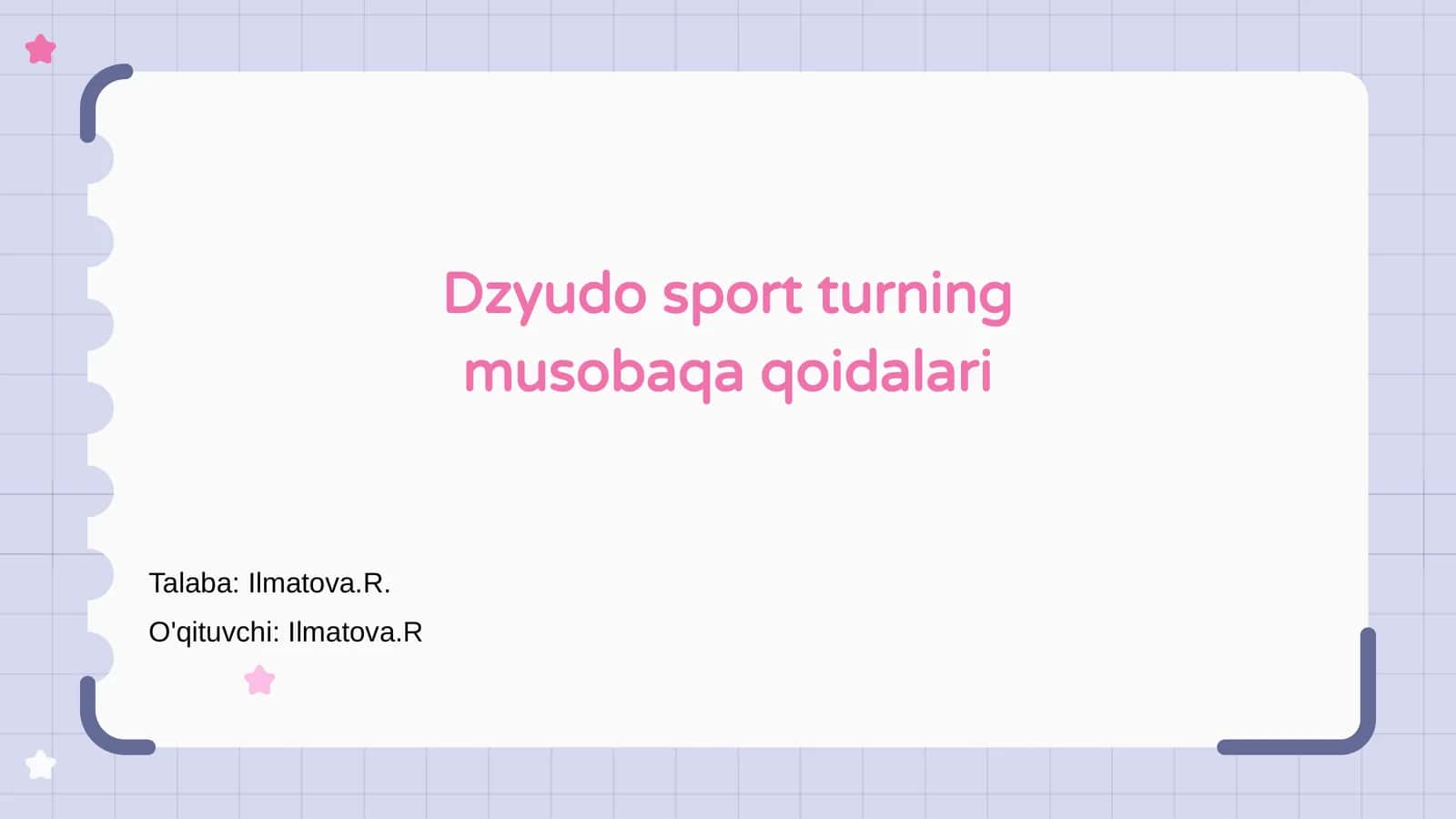 Dzyudo sport turning musobaqa qoidalari 1