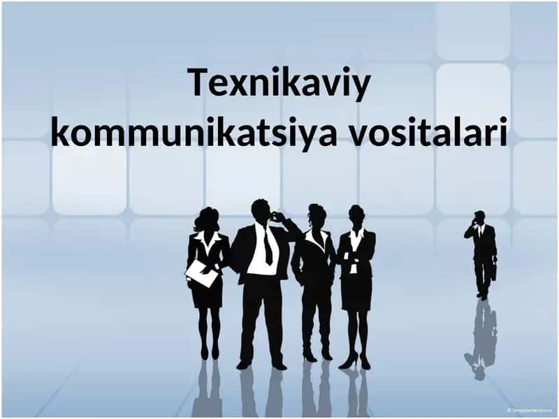 Texnikaviy kommunikatsiya vositalari 1
